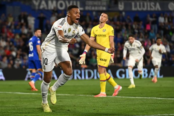 ريال مدريد يستعيد صدارة الليجا بفضل هدف مبابي القاتل في شباك خيتافي