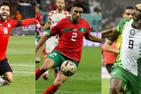 صلاح يتحدى حكيمي وأوسيمين في سباق الكرة الذهبية الإفريقية